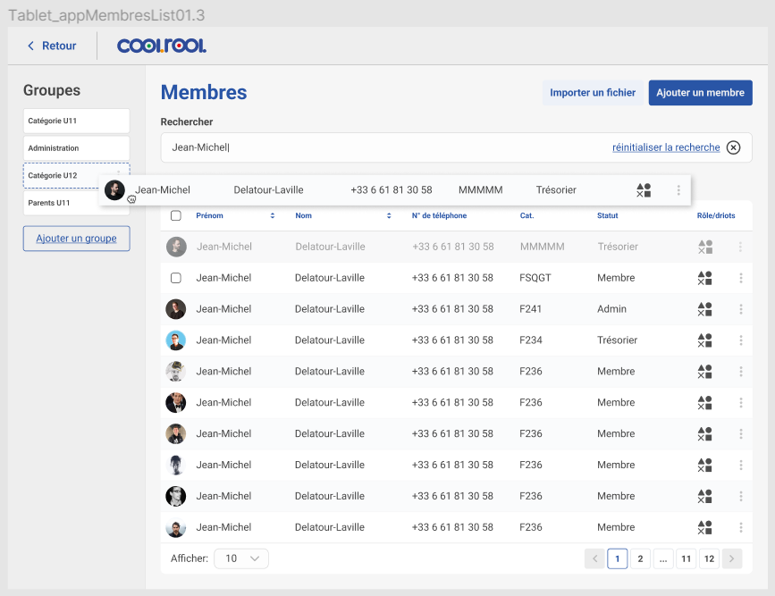 Import Members - Dashboard